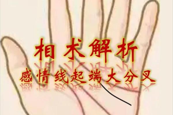 男士手相算命图解法 男人感情线的末端分叉异性缘好