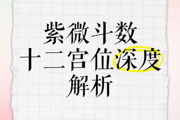 紫薇斗数看福气深厚