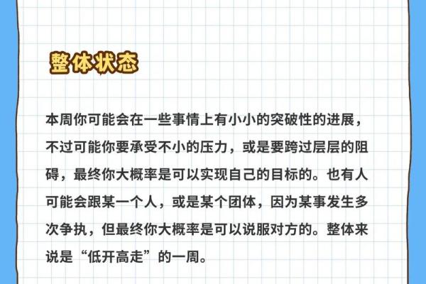 星座一周整体运势查询