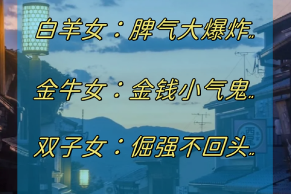 哪个星座一生气不说话就不理人