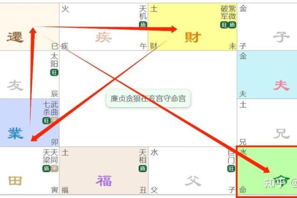 紫微斗数之财帛宫与诸星，廉贞星在财帛宫是什么意思？