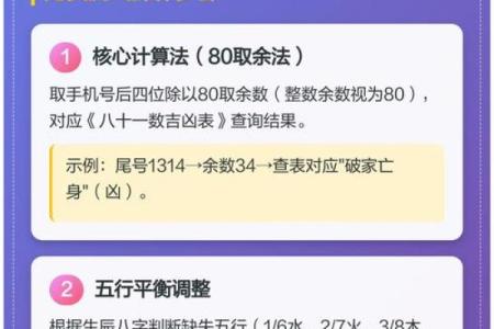 紫薇测测算手机号码吉凶