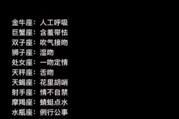 12星座不能承受的爱