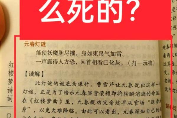 红楼梦——贾元春八字命局探秘