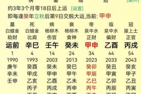 元亨利贞网八字排盘